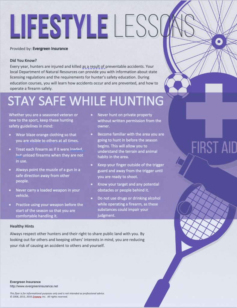 image of Hunting Safety Tips in PDF click the image to read or download the article in PDF