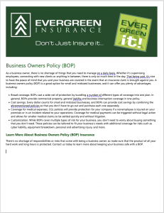 image of Business Owners Policy PDF. Click on the image to read or download the PDF.